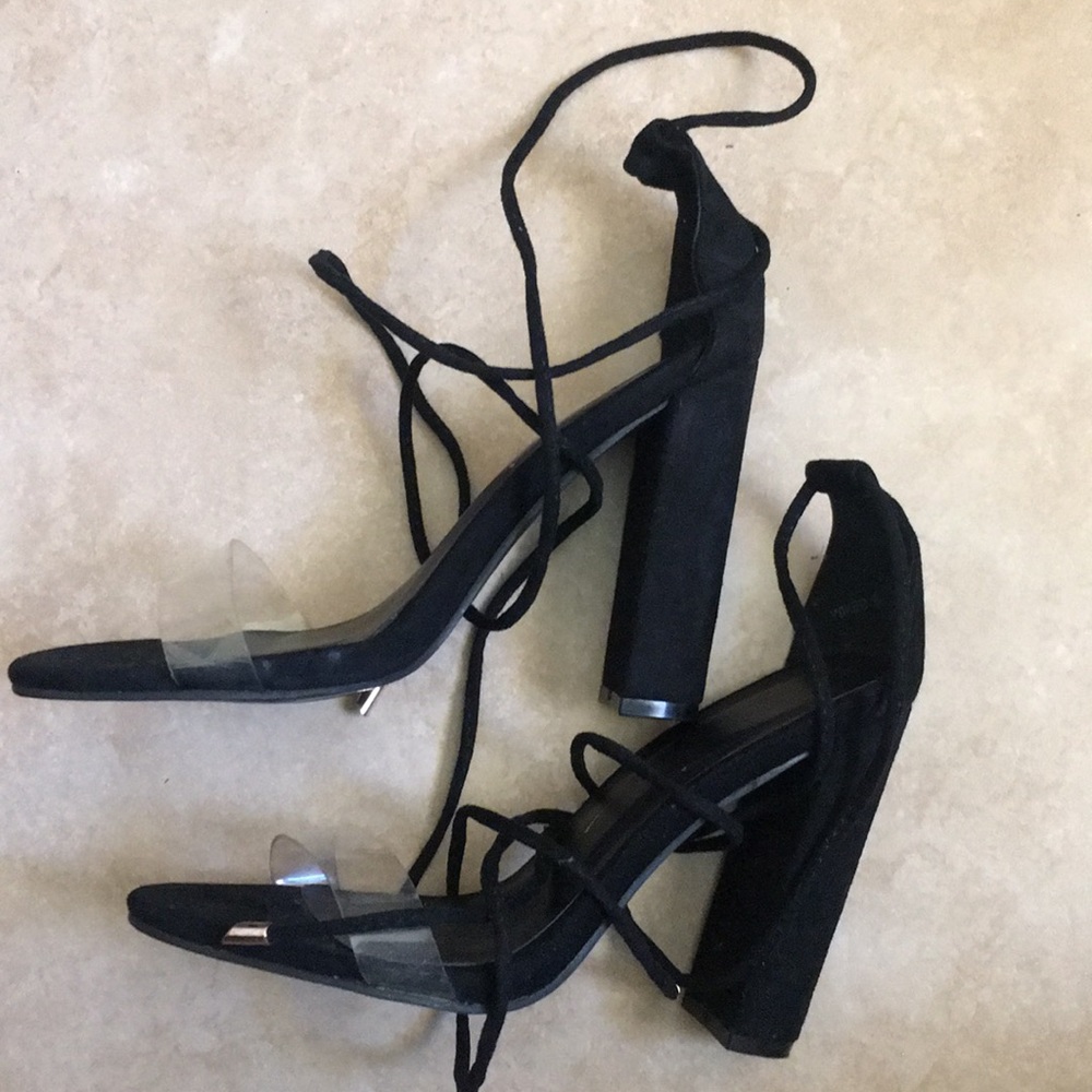 black heels